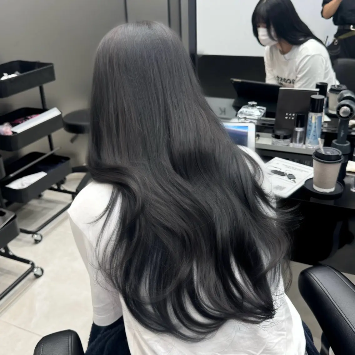 ロング カラー ヘアカラー トリートメント 新宿/顔周りカット/ レイヤー/がっきーのヘアスタイル