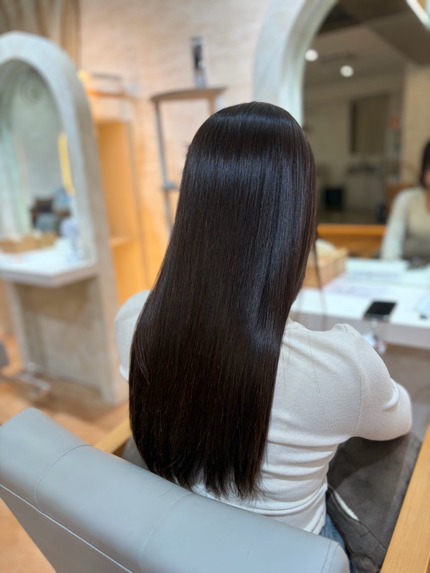 セミロング 髪質改善特化/縮毛矯 正特化/Sorutoのヘアスタイル