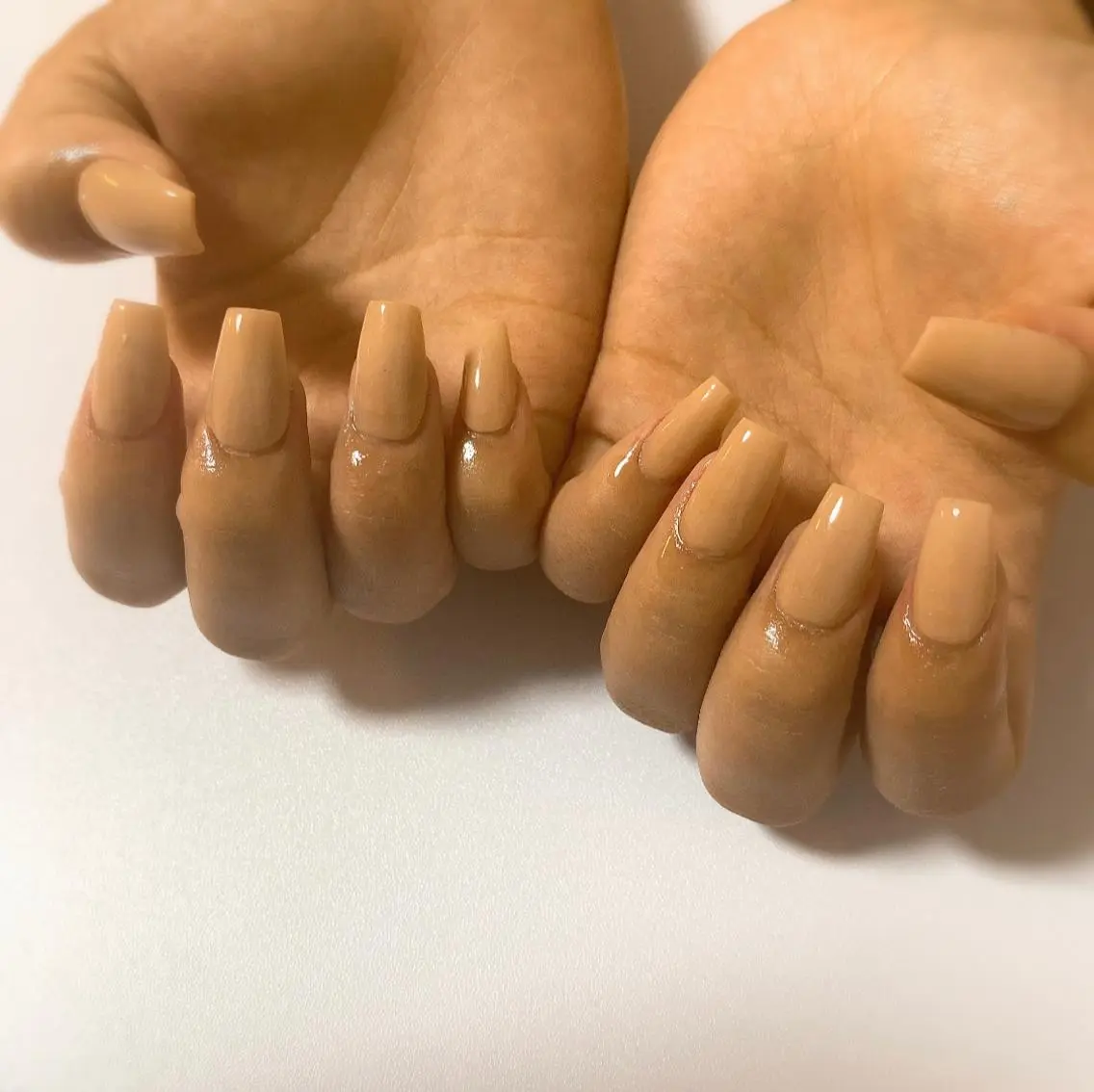 ネイル ワンカラーネイル スカルプネイル vivi nailのネイルデザイン
