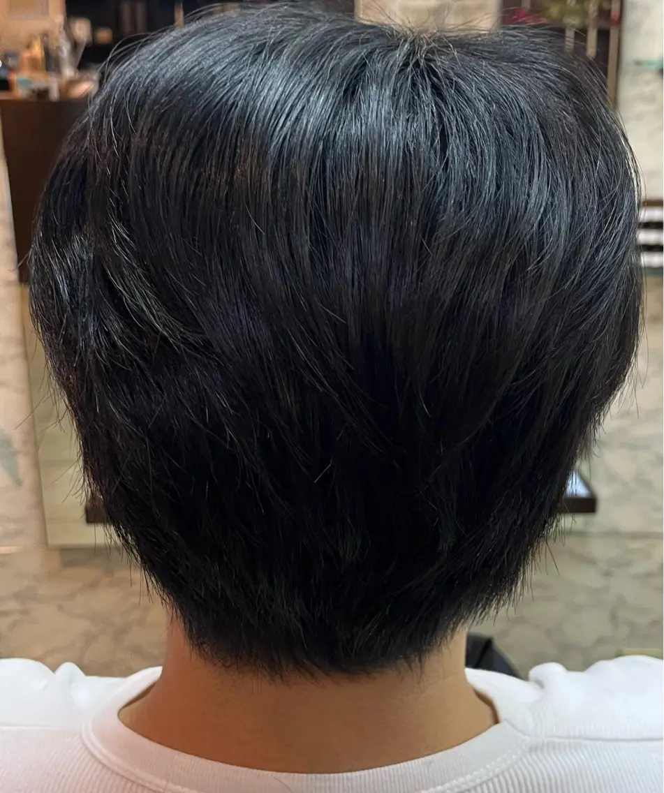 ミディアム パーマ メンズ 縮毛矯正 熊谷 拓海のヘアスタイル