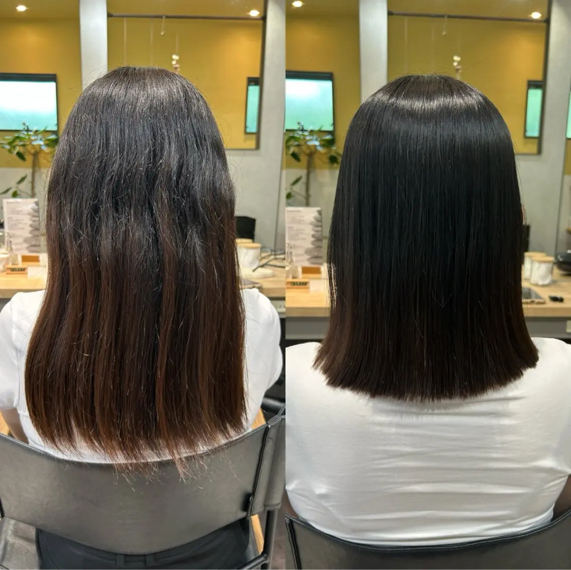 ミディアム パーマ 髪質改善 ストレートパーマ カット 縮毛矯正 トリートメント hub hair レイヤー/透明感のヘアスタイル