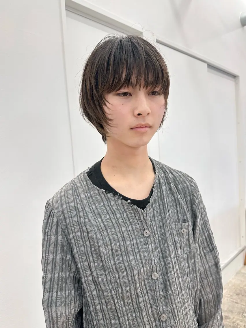 ショート メンズ カット メンズカットパーマ/ ブリーチ高柳将太のヘアスタイル