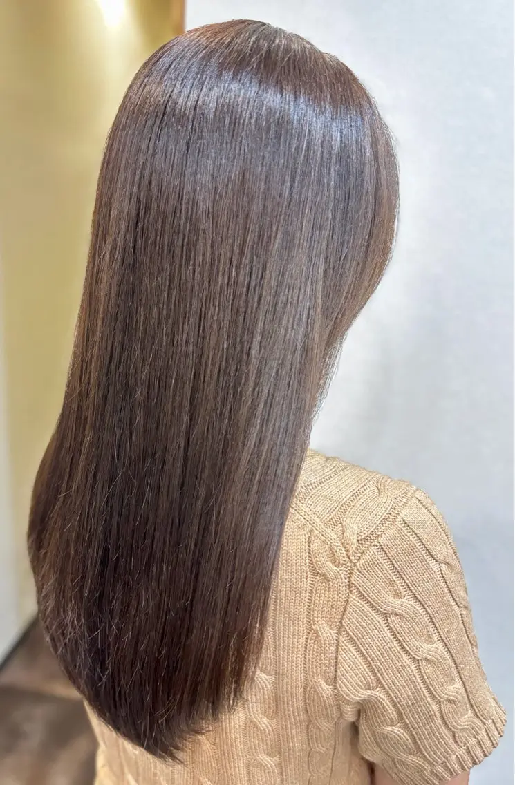 ロング カラー ブラウンカラー 透明感カラー ヘアカラー えぐち きよとのヘアスタイル
