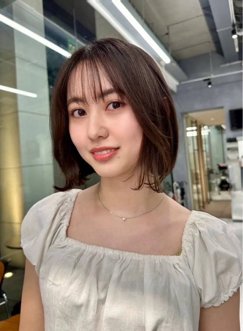 ミディアム 表参道美容師 ぶんじのヘアスタイル