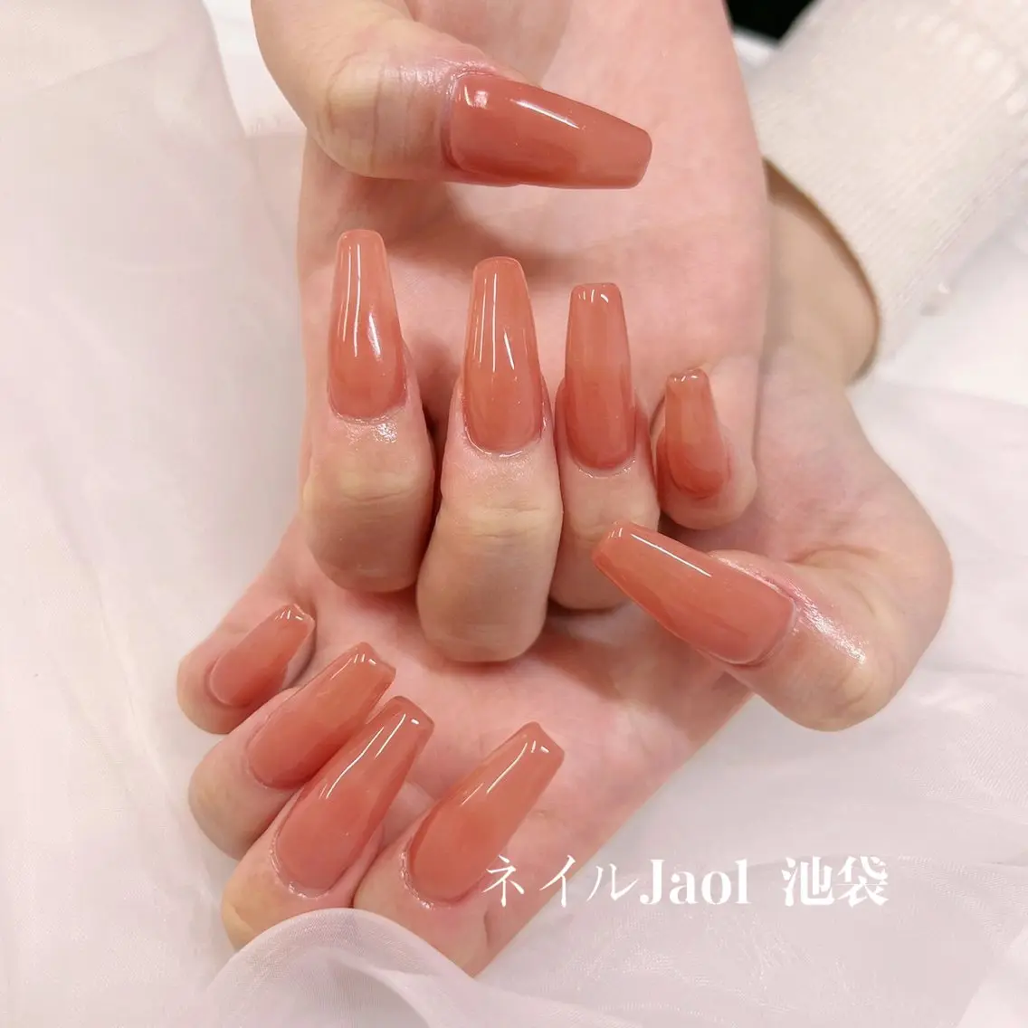 ロング ネイルJaol 池袋のネイルデザイン