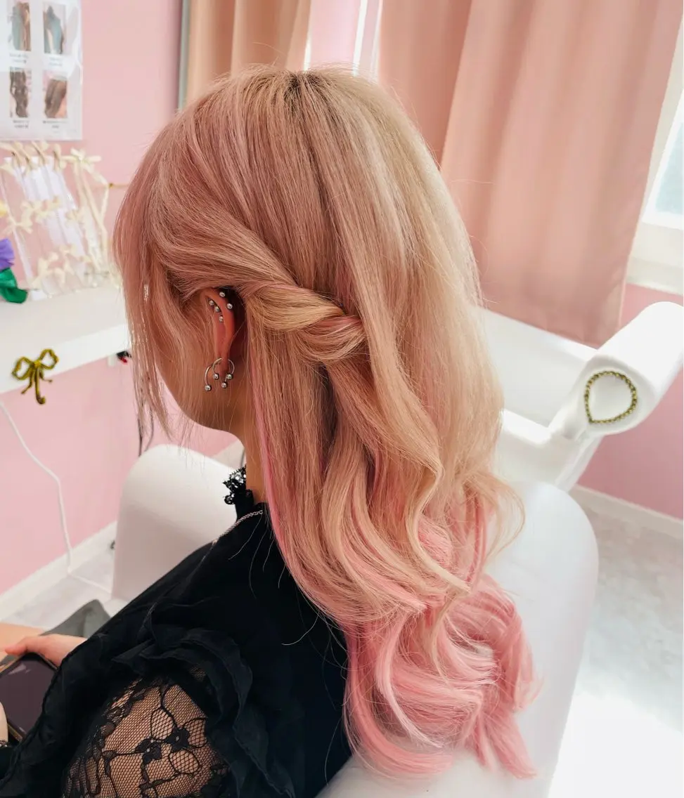 セミロング ヘアセット メモワール໒꒱ Yuikaのヘアスタイル