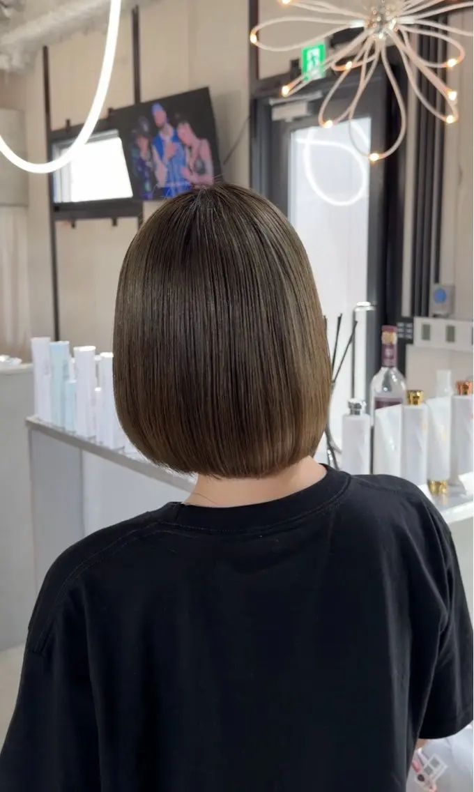 ミディアム ヘアカラー トリートメント 山下 聖愛羅のヘアスタイル