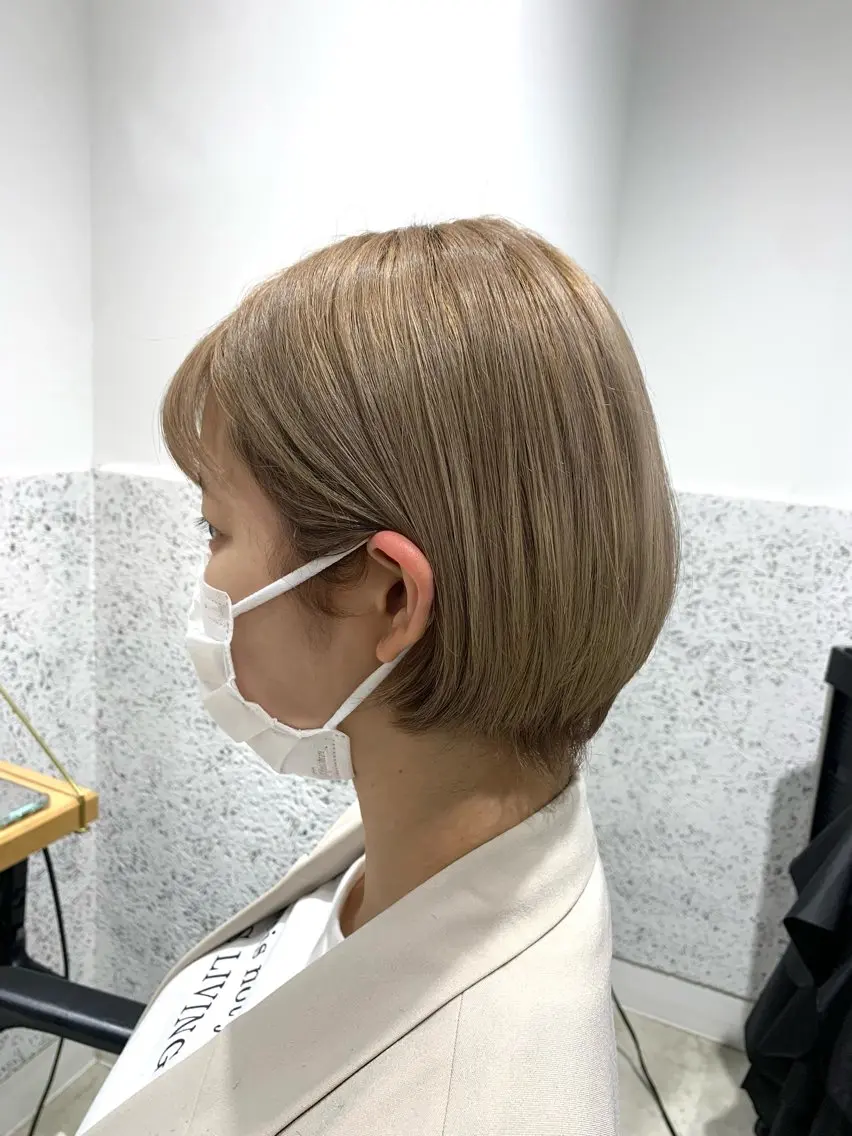 ショート カラー ヘアカラー トリートメント ✂︎ wakano shinpei✂︎のヘアスタイル