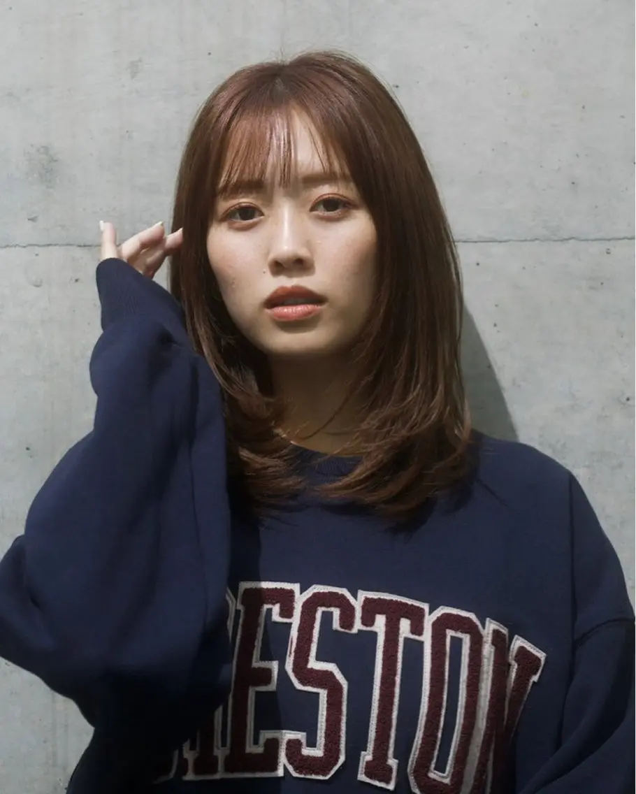 ミディアム 表参道美容師 ぶんじのヘアスタイル
