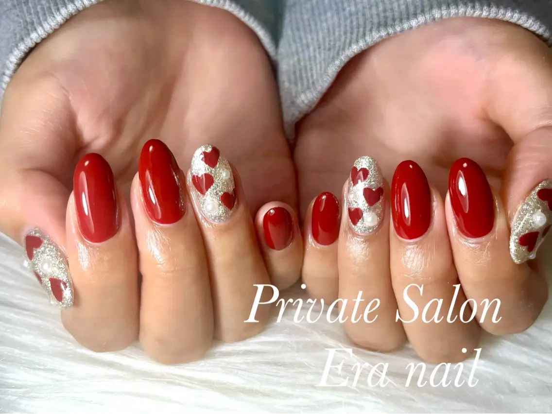 ネイル ハート Era nailのネイルデザイン
