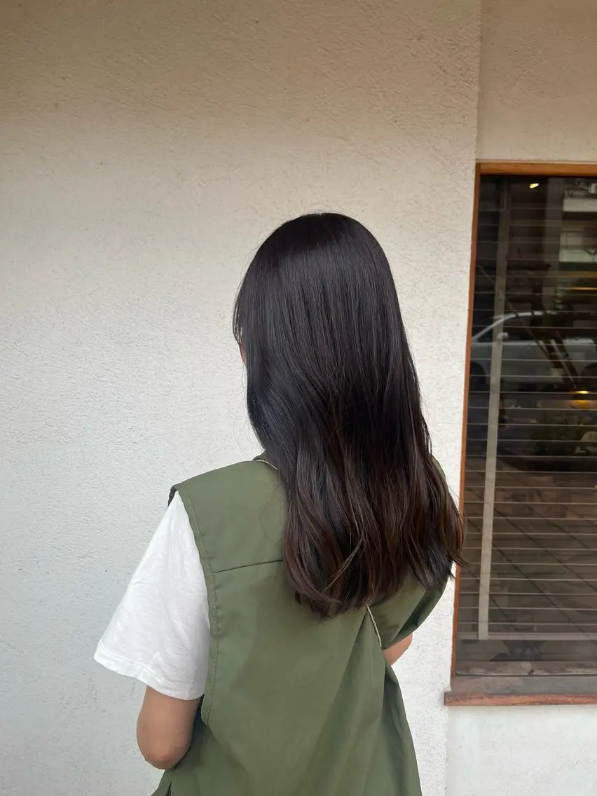 ロング カット ヘアカラー トリートメント ヘッドスパ putri店長 和田鈴采のヘアスタイル