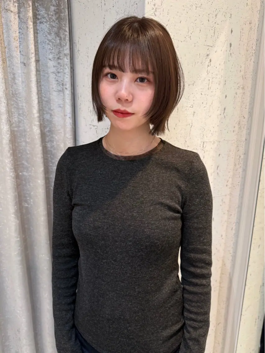 ショート カラー 似合わせカット カット ヘアカラー トリートメント mai / linoah˚✧のヘアスタイル