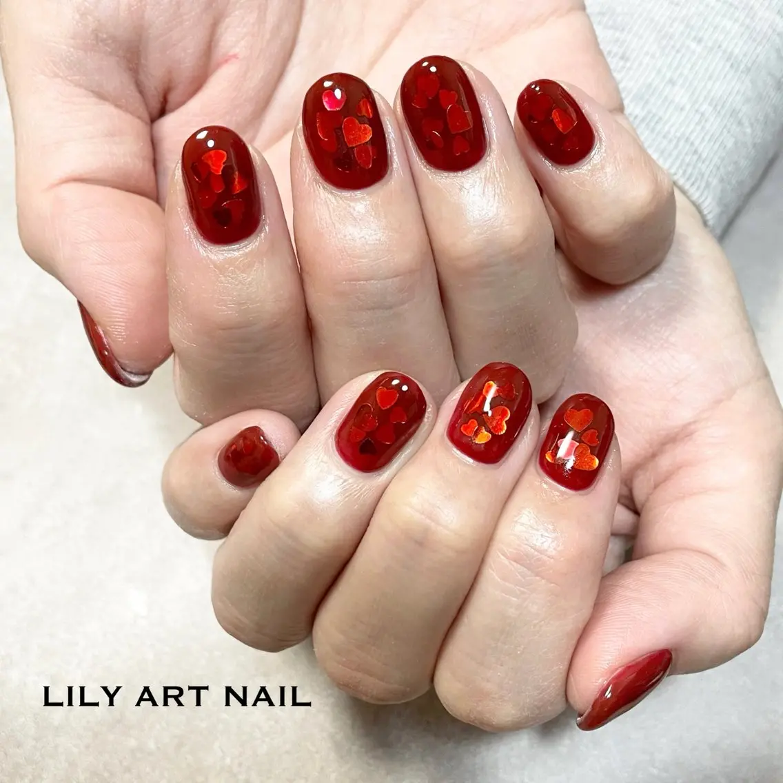 マツエク・マツパ ハンドネイル LILY  ART NAILのネイルデザイン