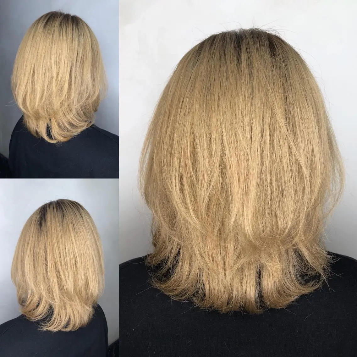 ミディアム カラー ウルフカット ヘアカラー トリートメント ヘッドスパ 美髪矯正 🌈髪質改善 山下のヘアスタイル