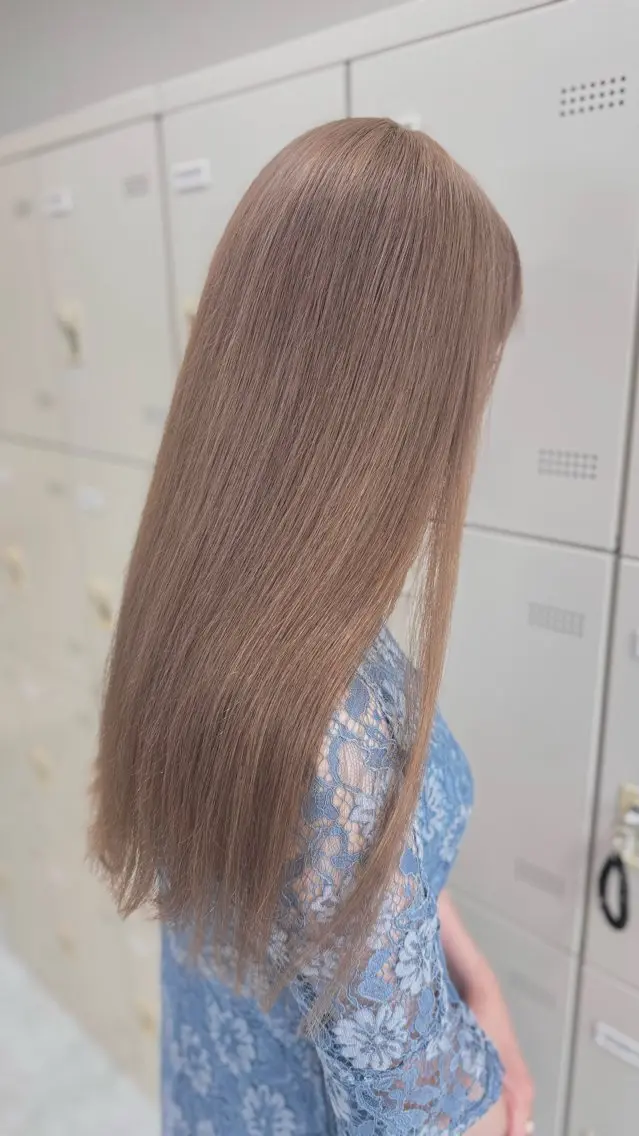 ロング カラー ヘアカラー ヘッドスパ ヘアセット 🫧韓国風透明感 ヘア🫧towaのヘアスタイル