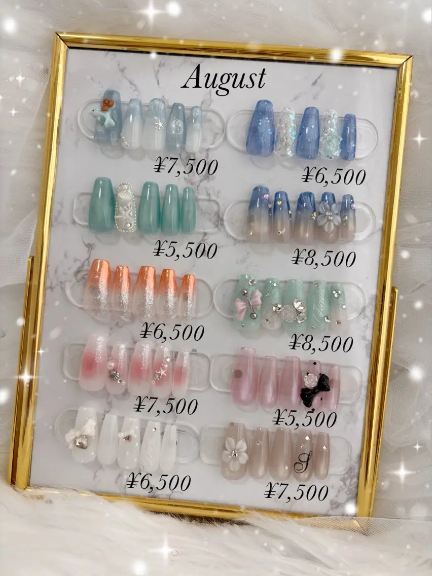 ネイル ドット グリーン マグネットネイル ミラーネイル リボン ハンドネイル YM nailのネイルデザイン