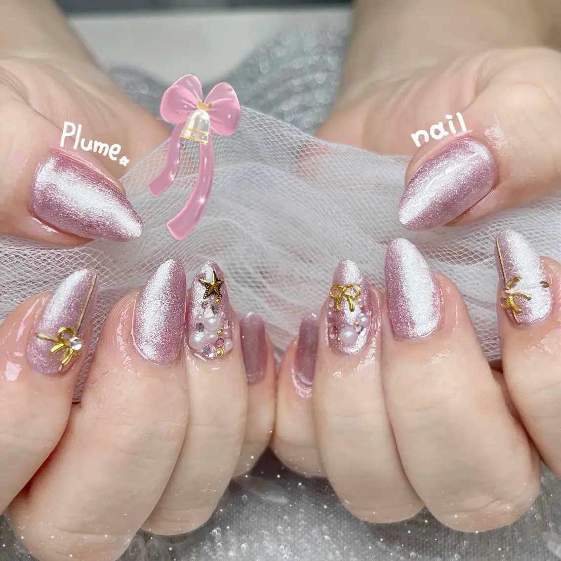 ネイル ハンドネイル plume nail ☆韓国ネイルのネイルデザイン