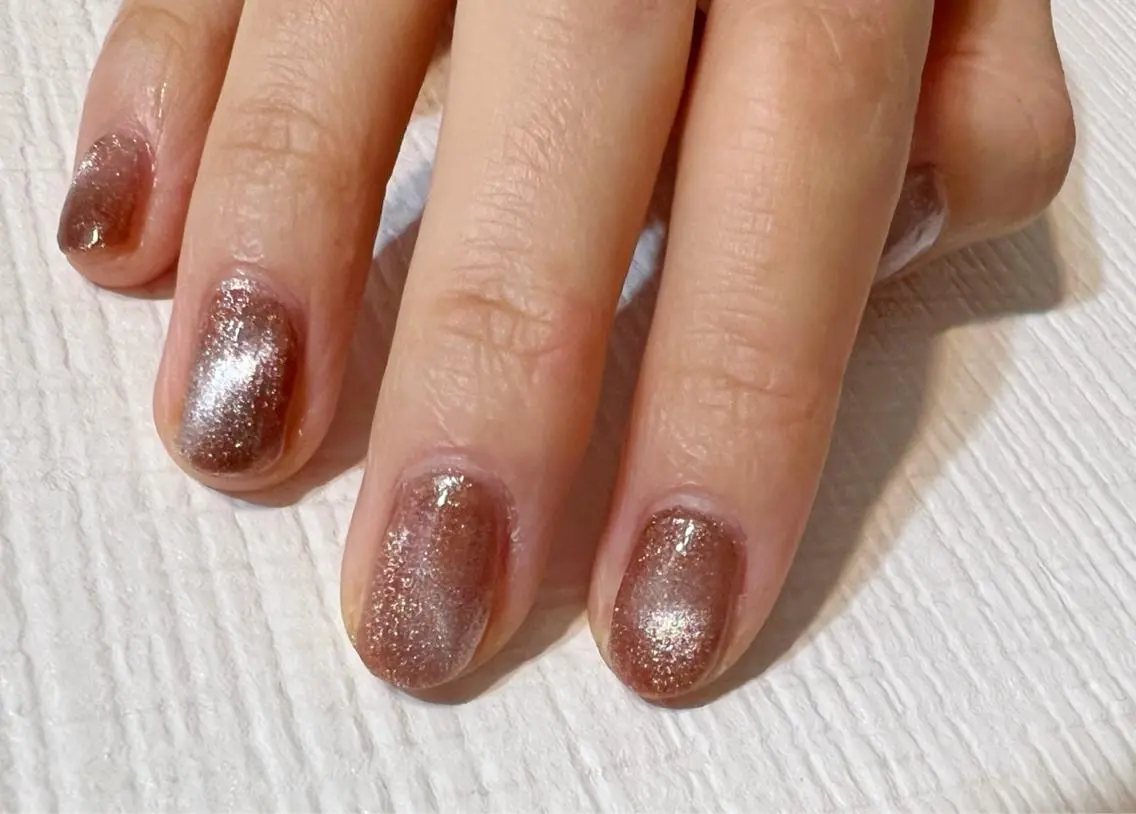 ネイル マグネットネイル シンプルネイル ハンドネイル private salon mieのネイルデザイン