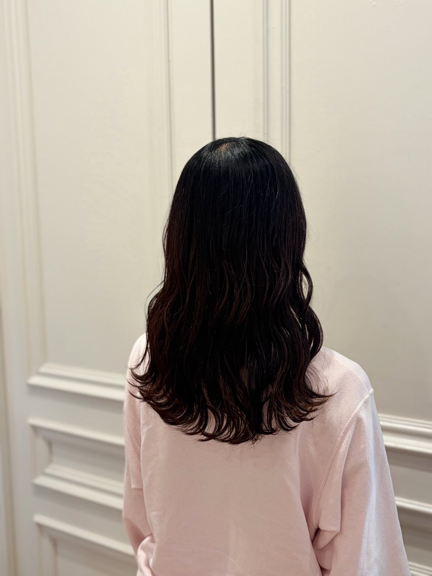 ロング カラー 中島 美里のヘアスタイル
