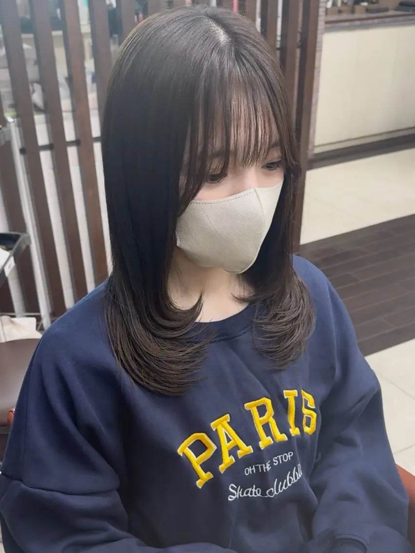 ロング カット ヘアカラー レイヤー職人・ 似合せ美容師そうまのヘアスタイル