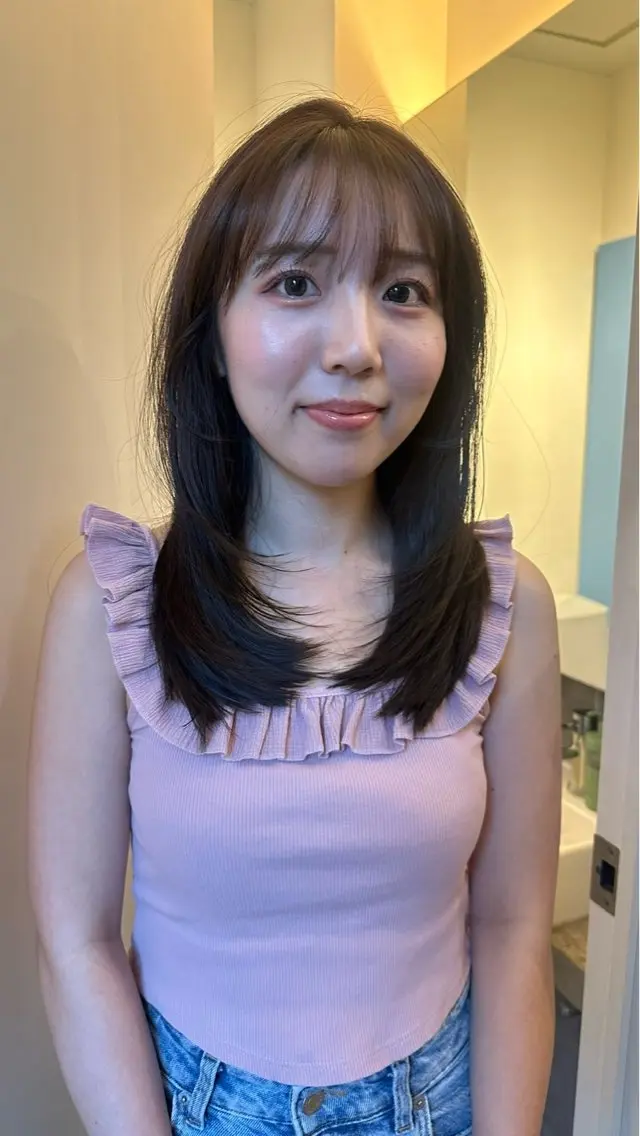 セミロング カラー カット ヘアカラー トリートメント ショートカット 🫧kotoneのヘアスタイル