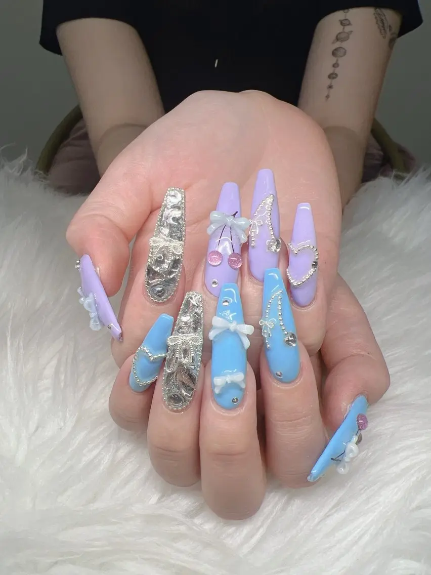 ネイル ハンドネイル Lee Nails チップ長さだし専門店のネイルデザイン