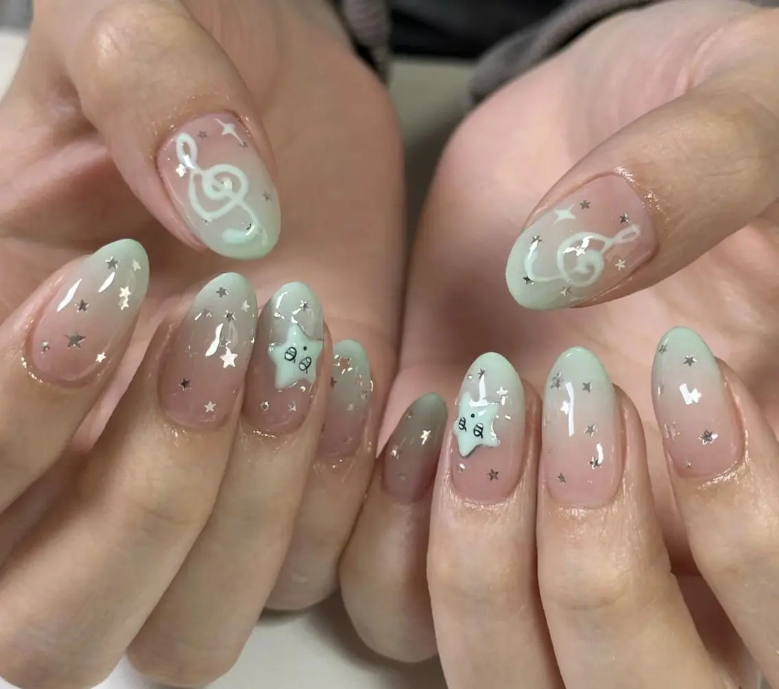ネイル ハンドネイル By moonネイル 🌷ワンホン/韓国風のネイルデザイン