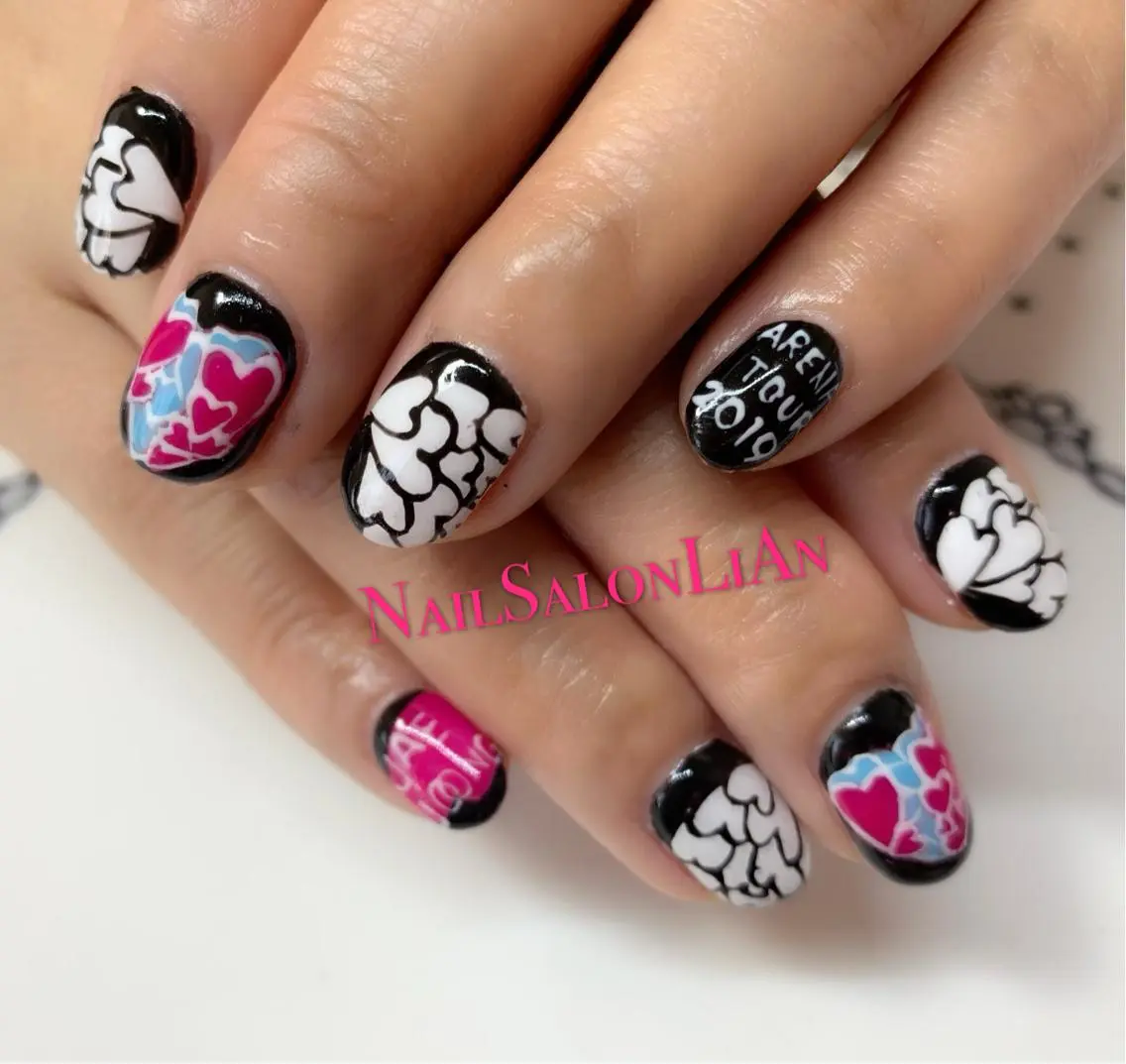 ネイル アートネイル 持ち込み シンプルネイル NailSalon LiAnのネイルデザイン