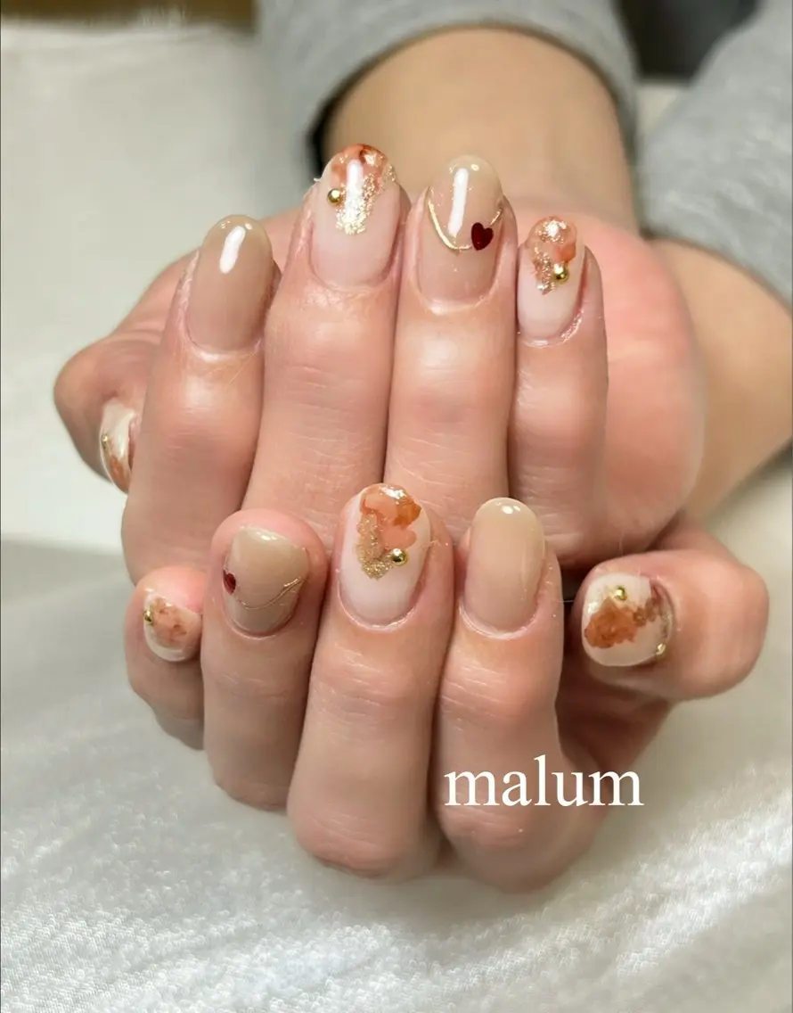ネイル ハンドネイル malum nailのネイルデザイン