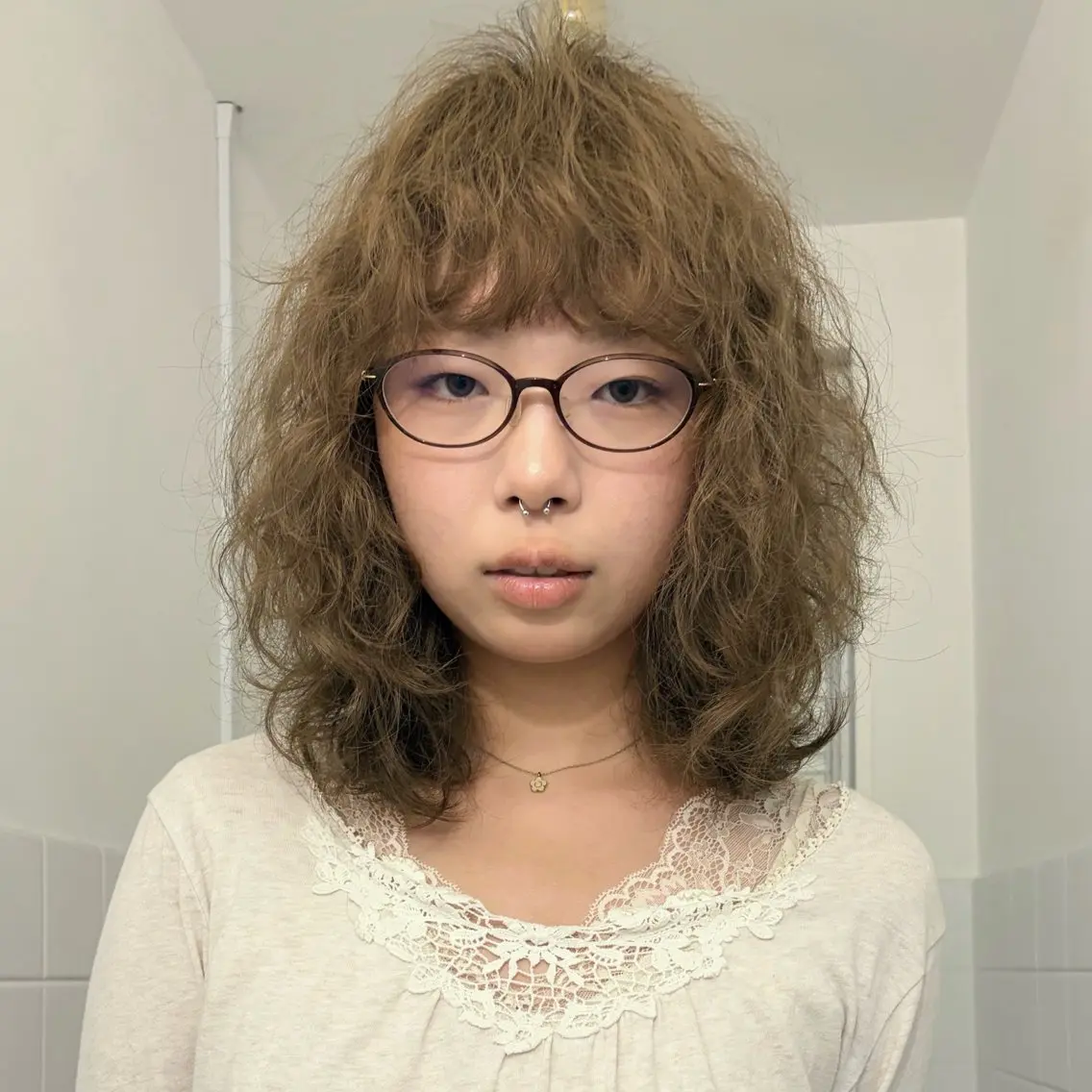 【🧼柔らか透明感🧼】ブリーチ無しイルミナダブルカラー+SystemクイックTrの写真