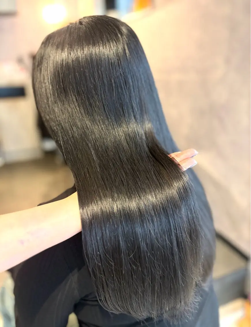 【まとまりが欲しい方必見💎】艶カラー+ハホニコ3stepトリートメント💫💫の写真
