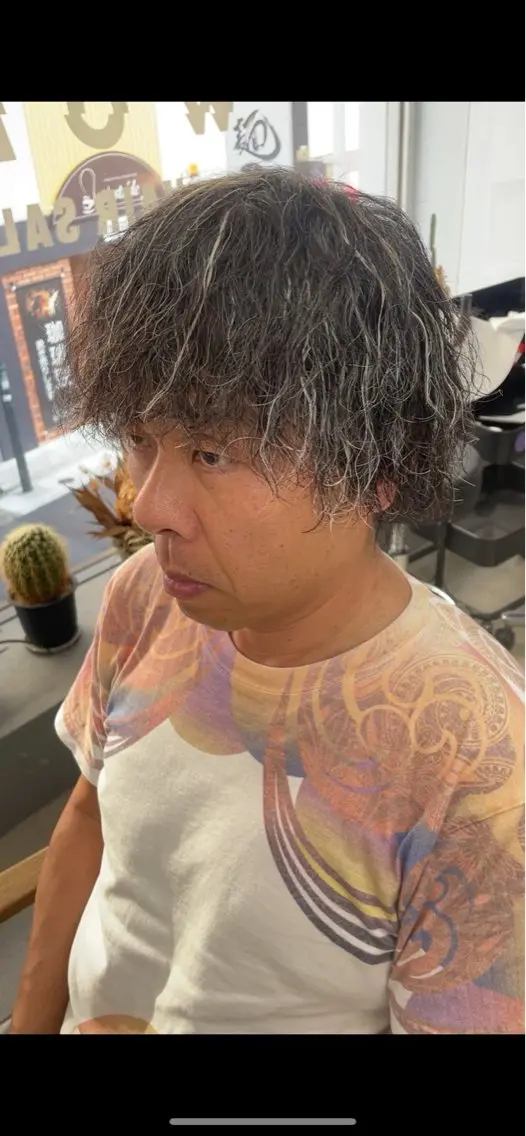 カラー パーマ メンズ メンズ専門サロン wokeのヘアスタイル