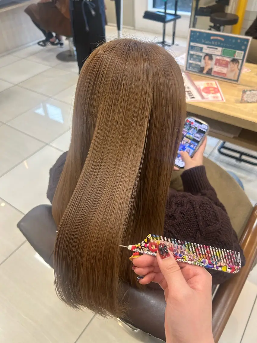 🌟♦️ご新規様限定♦️🌟ブリーチなしダブルカラー🌈🍑の写真