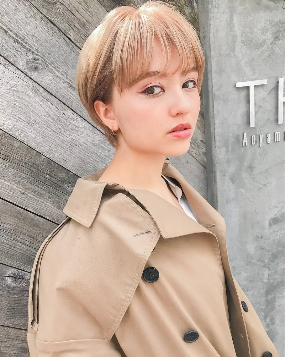 ショート 縮毛矯正 /伊藤はるかのヘアスタイル