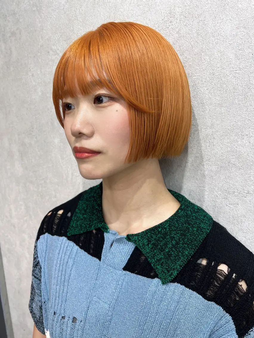 ショート ヘアカラー maya🇰🇷韓国 レイヤー/顔まわりのヘアスタイル