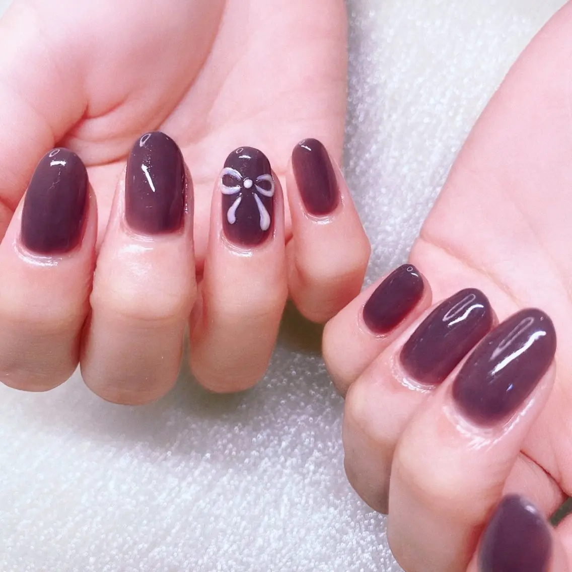 ネイル 長さ出し ハンドネイル Nailist suzuのネイルデザイン