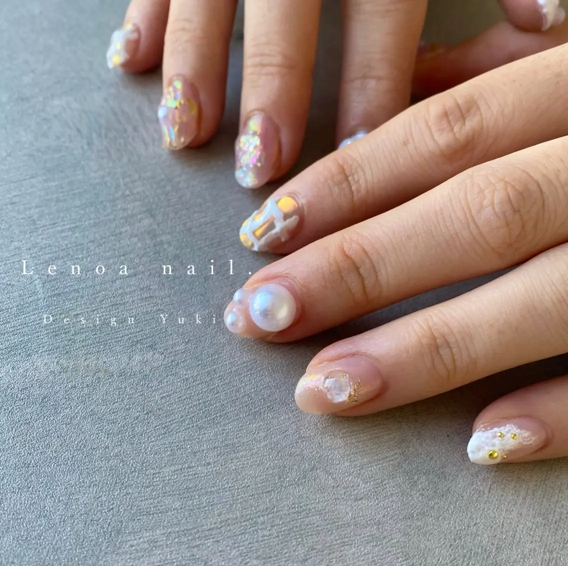 ネイル ハンドネイル Tielu Yukiのネイルデザイン