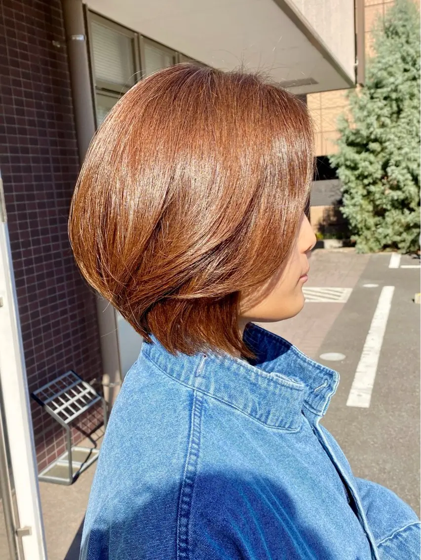 ショート カラー カット ヘアカラー トリートメント ショートカット パーマ石井のヘアスタイル