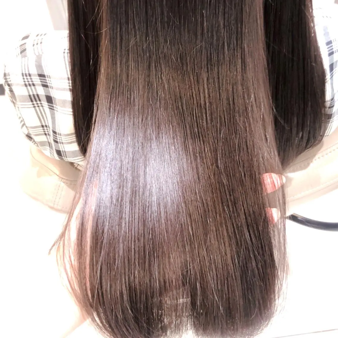 ロング 三箇島陽香/髪質改善 クロスパーマ縮毛矯正のヘアスタイル