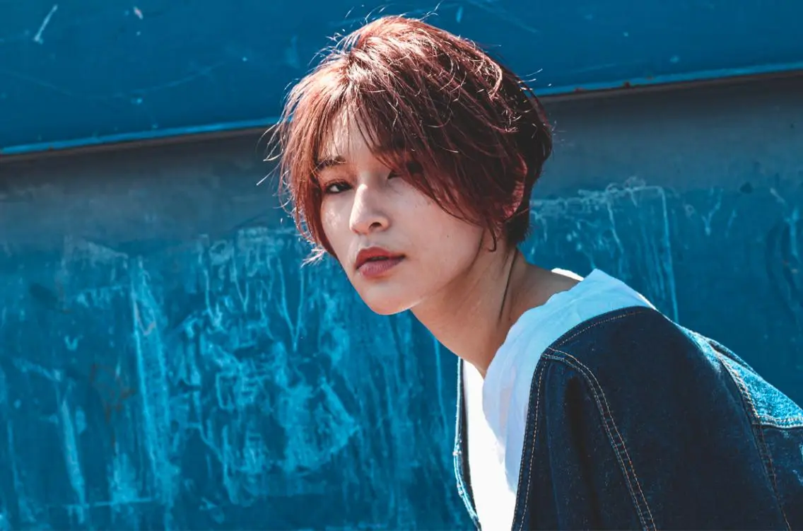 ショート カラー ヘアアレンジ ハンサムショート ショートヘア 金子 富士のヘアスタイル