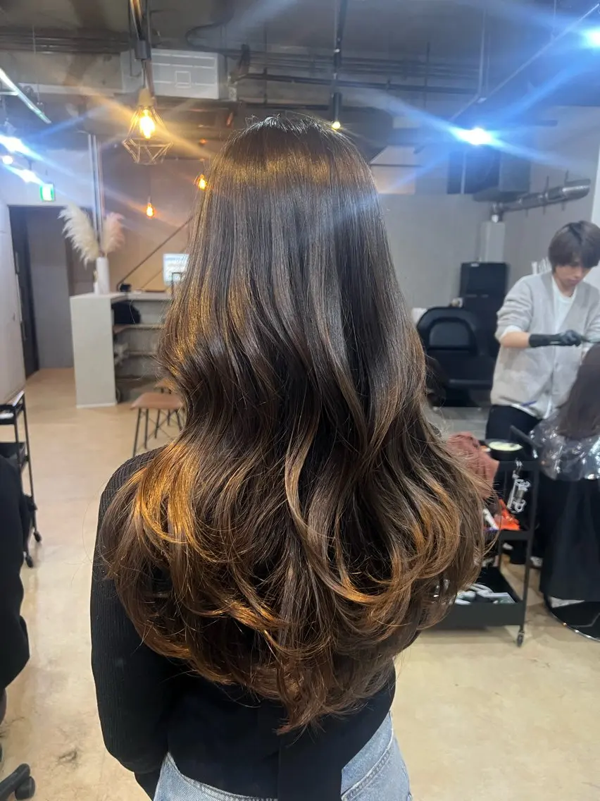 ロング くびれヘア 髪質改善 カット トリートメント 店長/レイヤーカット /大東悠生のヘアスタイル