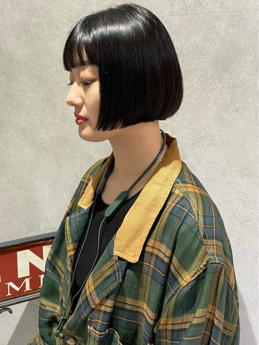 ショート カラー カット ヘアカラー トリートメント yumemiレイヤー ✴︎ 透明感カラーのヘアスタイル