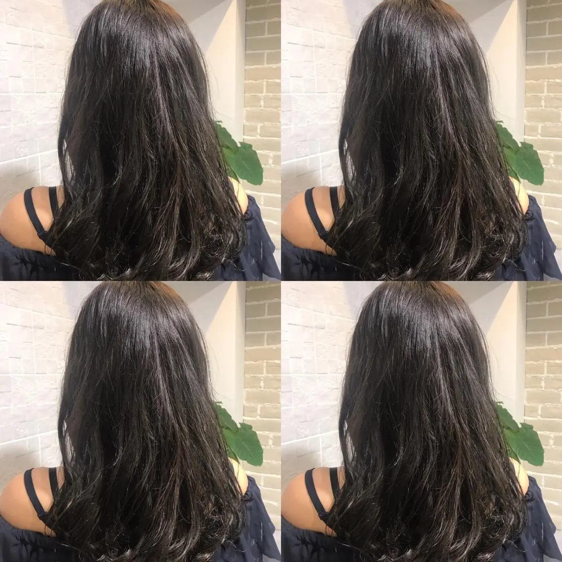 セミロング カラー アディクシーカラー ブリーチ特化 梅田本多翔のヘアスタイル