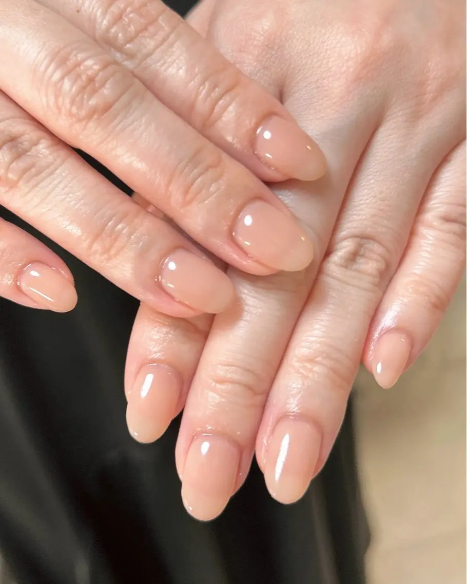 ネイル ワンカラーネイル ハンドネイル ten nail salon かえでのネイルデザイン
