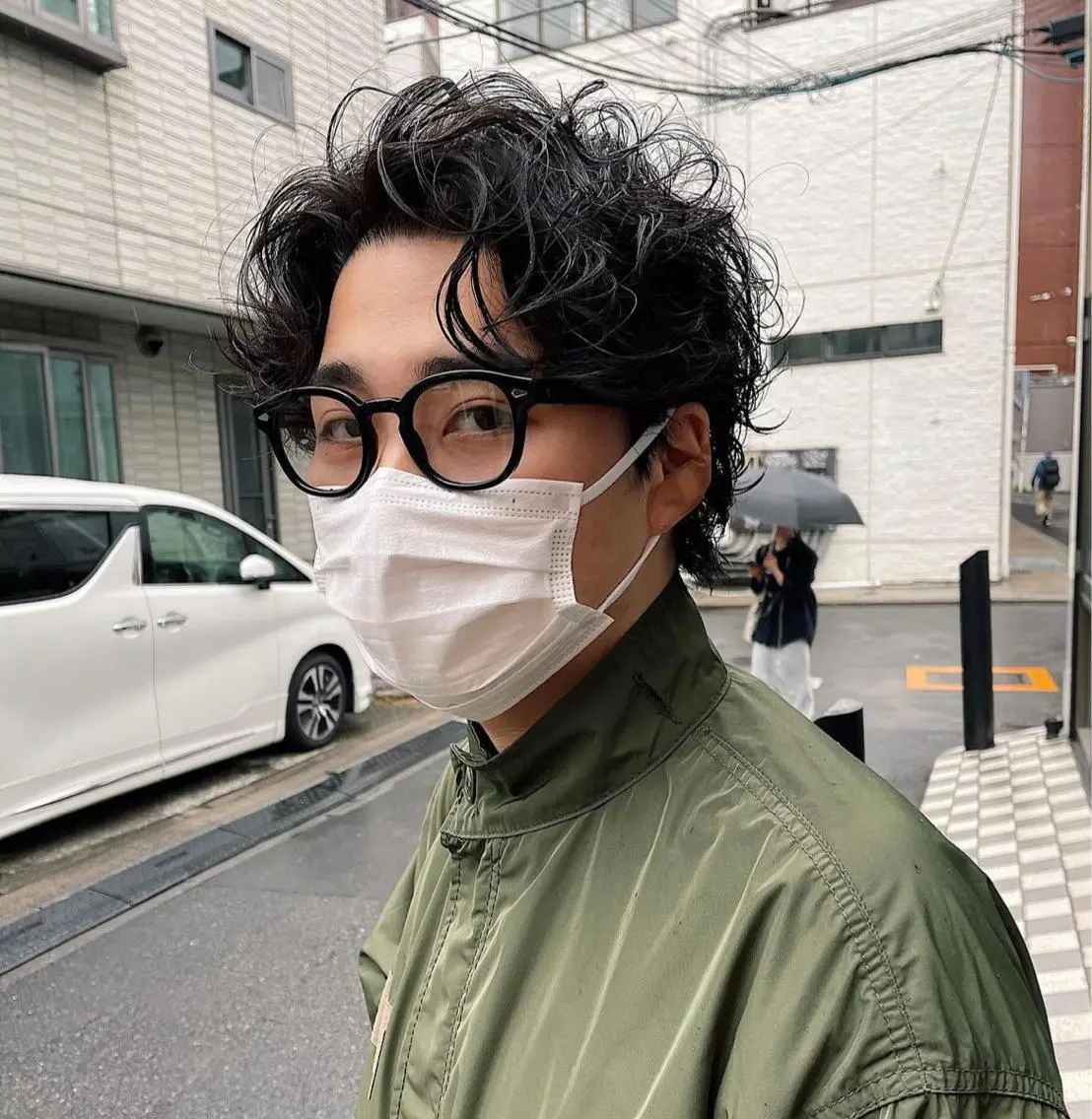 【men's限定クーポン】🍃メンズカット+パーマ&クレンジングヘッドスパ+頭皮ケアトリートメントの写真