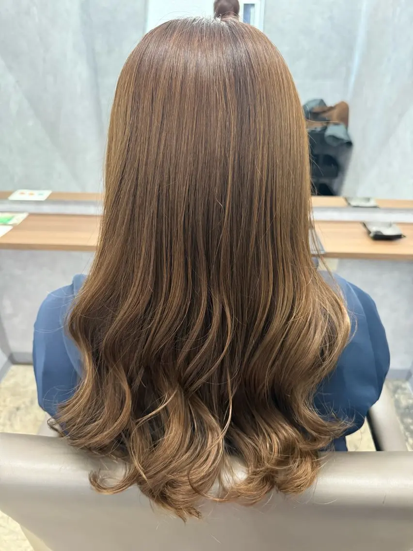 ロング ヘアカラー newi宮崎店 ゆきのヘアスタイル
