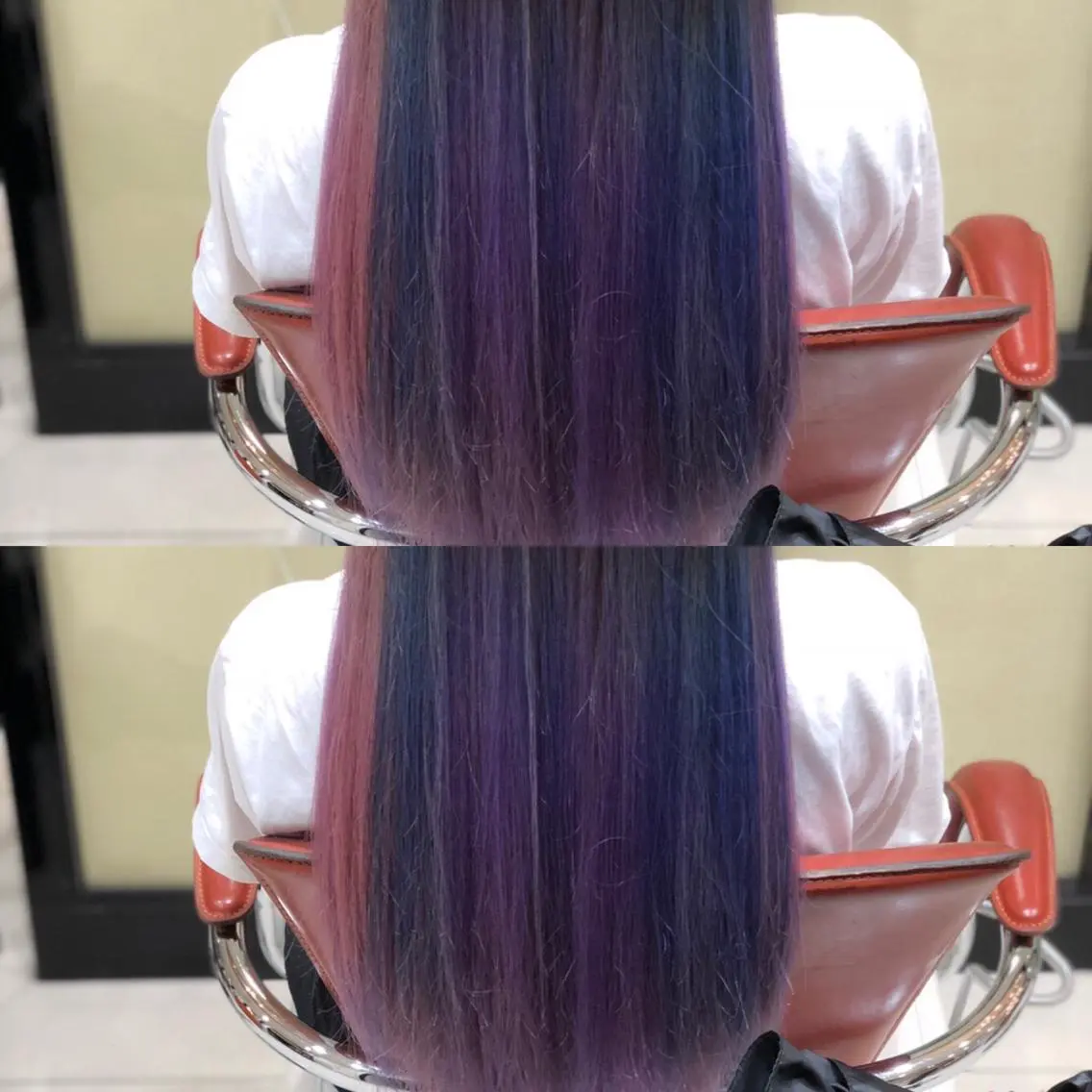 ミディアム カット ヘアカラー トリートメント Y Uのヘアスタイル