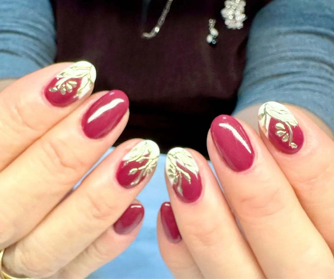 ネイル アートネイル フレンチネイル ワンカラーネイル 冬ネイル Mai’s nailのネイルデザイン