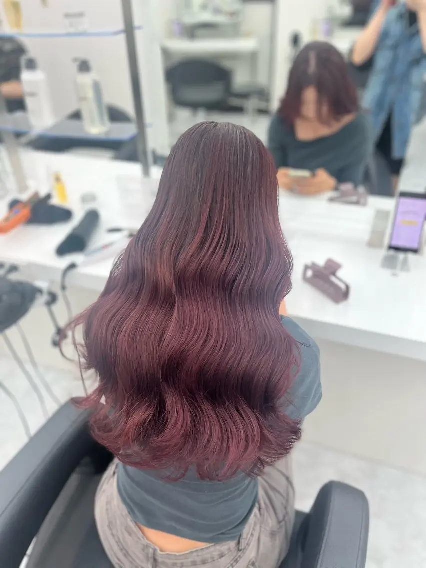 ロング カラー ヘアアレンジ Zina熊本🫧 Kurehaのヘアスタイル