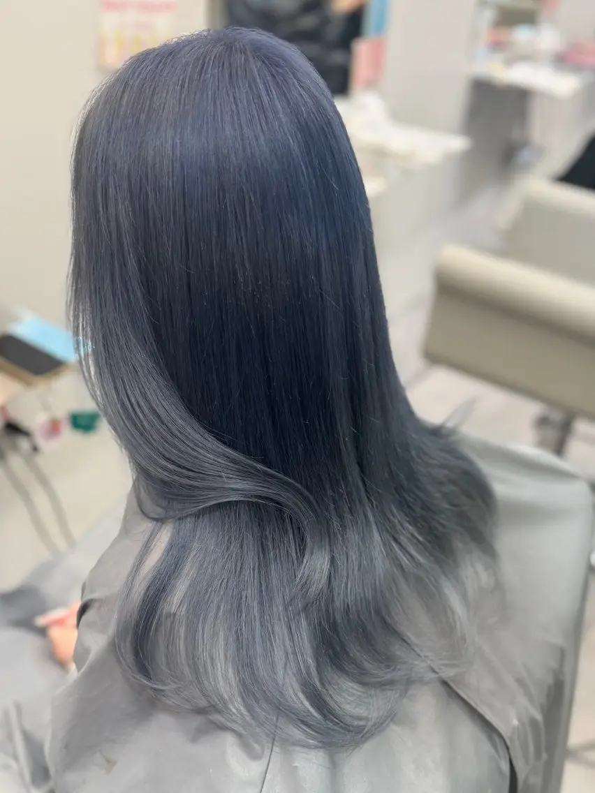 ロング カラー ヘアカラー 🩵KUREA🩵 /似合わせカットのヘアスタイル
